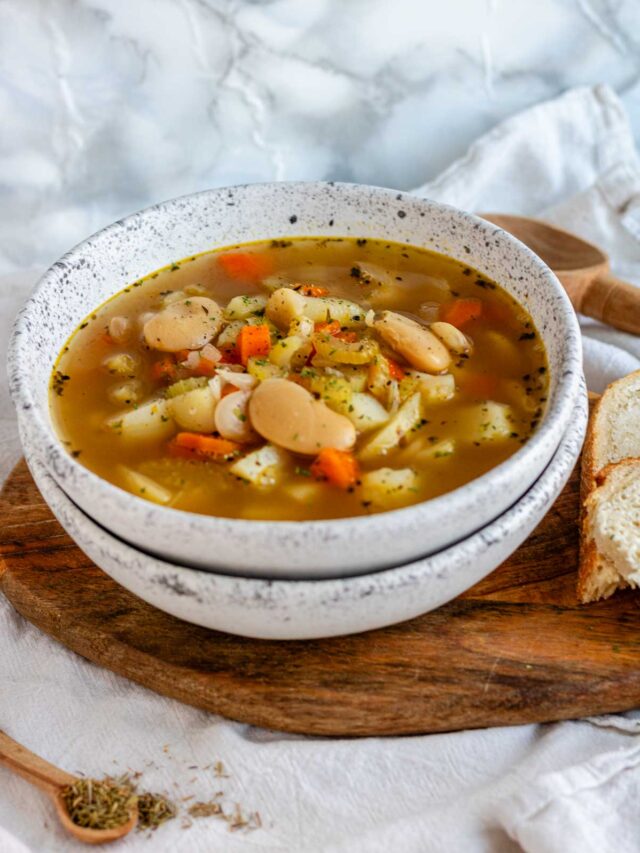 How to make vegan lima bean soup
