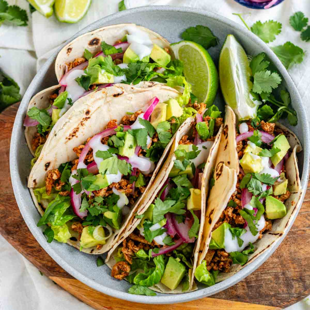 Shredded Tofu Tacos