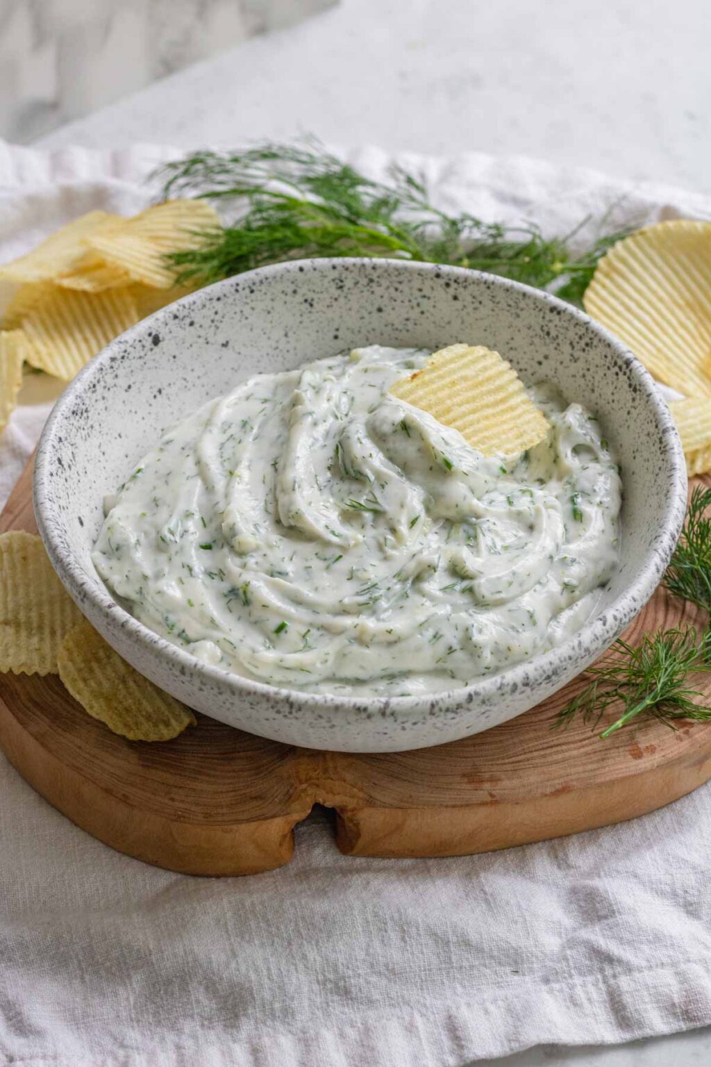 Creamy Vegan Dill Dip With Coconut Yogurt The Veggie YaYa