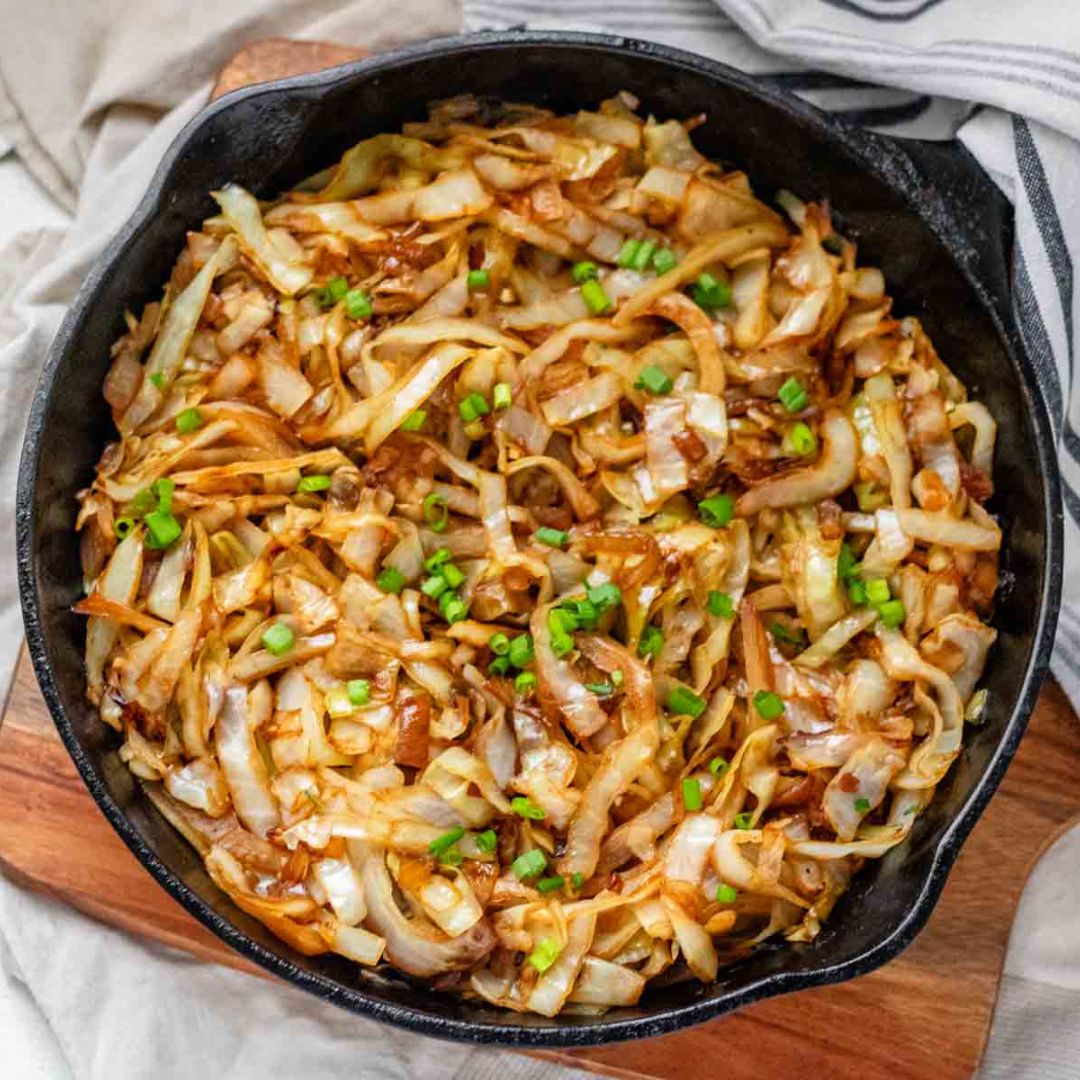 Vegan Fried Cabbage