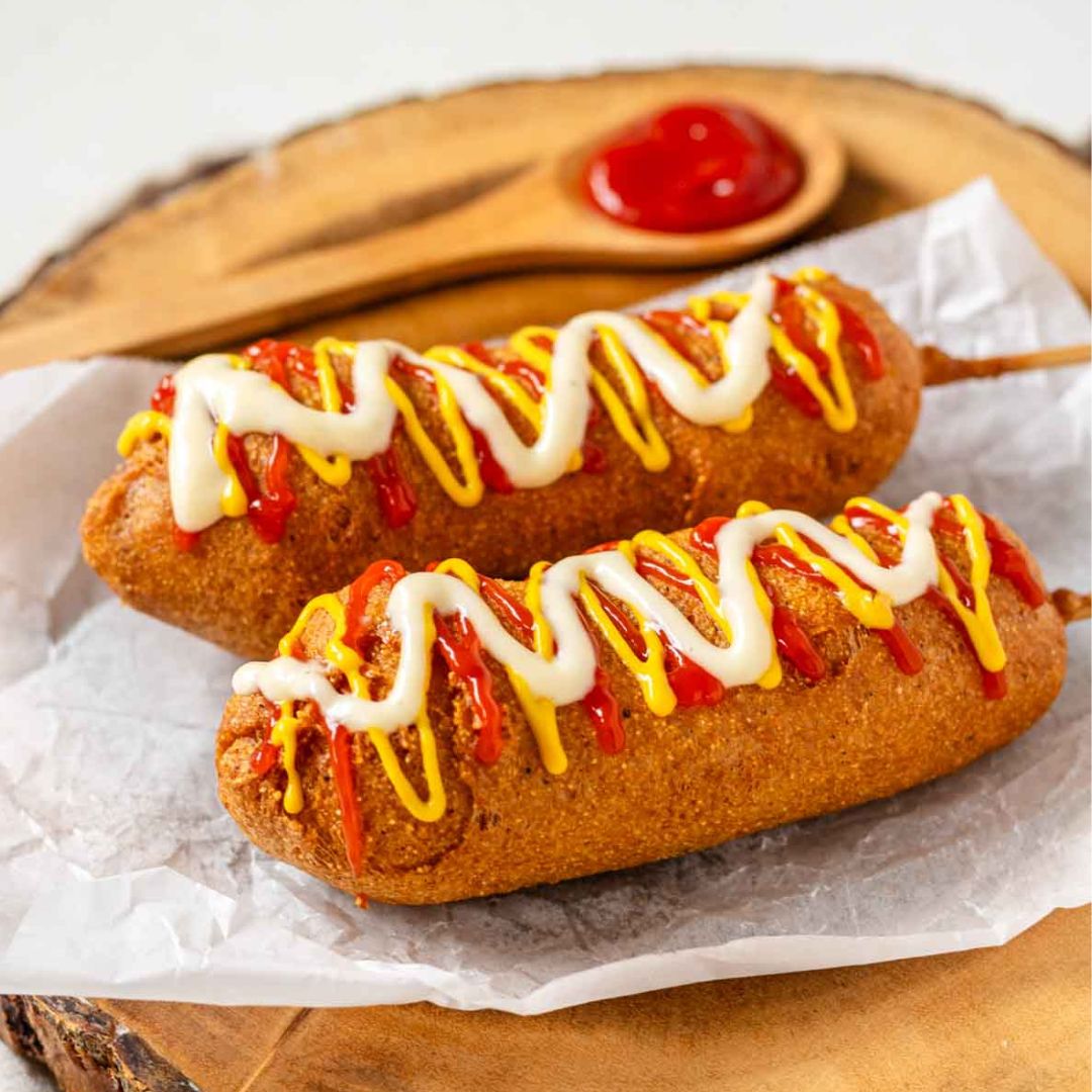 Crispy Vegan Corn Dogs Recipe